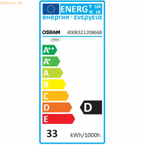 Osram Halogenlampe HaloPin Eco 33 Watt G9