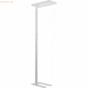 Alco LED-Stehleuchte 9085 195cm Aluminium weiß