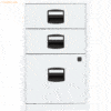 Bisley home Hängeregistraturschrank 3 Schübe verkehrsweiß