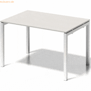 Bisley Schreibtisch Cito BxTxH 120x80x74cm grauweiß Gestell verkehrswe