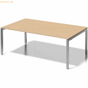 Bisley Chefarbeitsplatz/Konferenztisch Cito BxTxH 200x120x65-85cm ahor