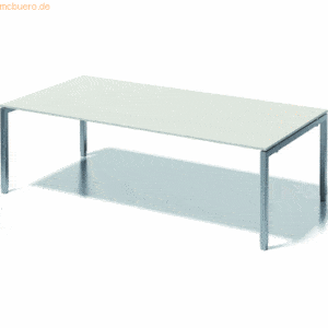 Bisley Chefarbeitsplatz/Konferenztisch Cito BxTxH 240x120x65-85cm grau