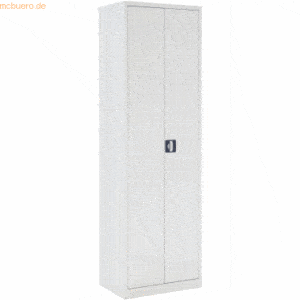 Bisley ECO Flügeltürenschrank Eco montiert 4 Böden 5 OH HxBxT 195xB60x