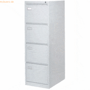 Bisley ECO Hängeregistraturschrank Eco 4 Schübe HxBxT 1296x467x620mm l