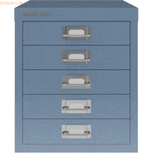 Bisley Schubladenschrank Basis A4 5 Schübe Bisley Blau