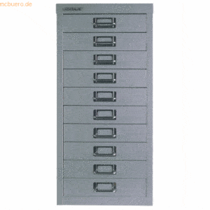 Bisley Schubladenschrank Basis A4 10 Schübe silber