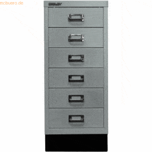 Bisley Schubladenschrank Multidrawers 29er Serie A4 6 Schübe silber
