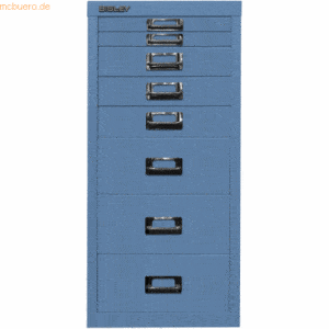 Bisley Schubladenschrank MultiDrawer A4 8 Schübe blau