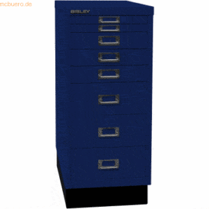 Bisley Schubladenschrank MultiDrawer 29er Serie Sockel A4 8 Schubladen