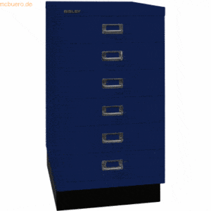 Bisley Schubladenschrank MultiDrawer 29er Serie Sockel A3 6 Schubladen