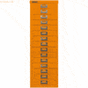 Bisley Schubladenschrank Basis A4 15 Schübe orange