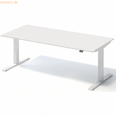 Bisley Schreibtisch Varia elektrisch höhenverstellbar BxHxT 1800x650-1