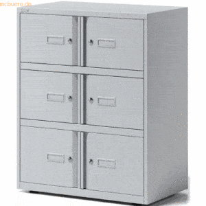 Bisley Schrank Office Lodge Essentials 6 Türen BxTxH 80x47x101