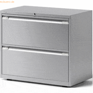 Bisley Schubladenschrank Essentials 2 Schubladen silber