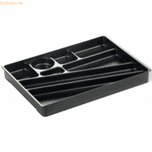 8 x Durable Federschale Idealbox Pen Tray für Idealbox Plus schwarz