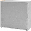 mcbuero.de Rollladenschrank 3OH BxTxH 120x40x110cm Griff BS Grau/Silbe