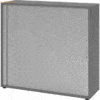 mcbuero.de Rollladenschrank 3OH BxTxH 120x40x110cm Griff BS Graphit/Si