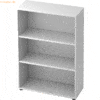 mcbuero.de Regal 3 Ordnerhöhen BxTxH 800x330x1144mm Weiß