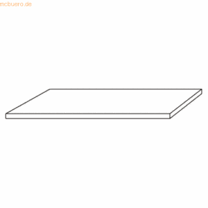 mcbuero.de Einlegboden für Schränke Solid 1000x400mm Ahorn