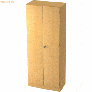 mcbuero.de Garderobeschrank Solid 5OH BxTxH 80x42x200