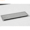 mcbuero.de Kabelklappe 30cm ohne Einbau aluminium