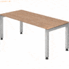 mcbuero.de Schreibtisch 180x80cm Nussbaum