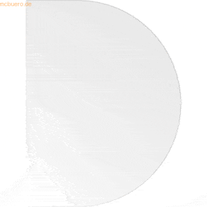 mcbuero.de Ansatzplatte 60x80cm Systembohrung Weiß