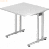 mcbuero.de Schreibtisch 800x800mm weiß