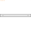 mcbuero.de Orga-Schiene 120cm ohne Halterung silber
