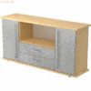 mcbuero.de Sideboard SB 2OH 2 Schübe BxTxH 166