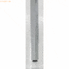 mcbuero.de Stützfuß 6cm quadratisch R Silber