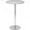 mcbuero.de Stehtisch 80cm grau/chrom