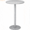 mcbuero.de Stehtisch 80cm grau/silber