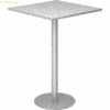 mcbuero.de Stehtisch 80x80cm grau/silber