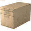 mcbuero.de Rollcontainer 80cm 1 Schub 1 Hängeregistratur Schloss Bogen