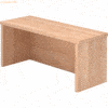 mcbuero.de Thekenaufsatz für Schreibtisch 800x800mm Nussbaum