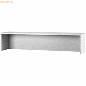 mcbuero.de Thekenaufsatz für Schreibtisch 1600x800mm Grau