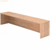 mcbuero.de Thekenaufsatz für Schreibtisch 1600x800mm Nussbaum
