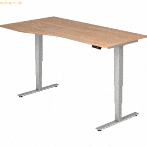 mcbuero.de Sitz-Steh-Schreibtisch elektrisch 180x100/80 -128