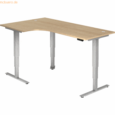 mcbuero.de Sitz-Steh-Winkeltisch elektrisch 200x120 -128