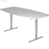 mcbuero.de Konferenztisch 220x103/83cm elektr. höhenverstellbar Tastsc