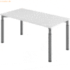 mcbuero.de Schreibtisch 160x80cm Grau/Graphit