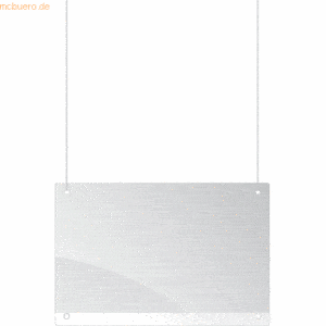 Franken Schutzwand 150x100cm Acrylglas Deckenmontage