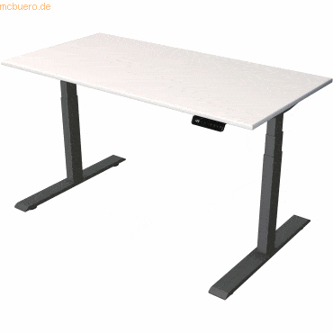 Kerkmann Steh-/Sitztisch SmartOffice elektrisch Fuß anthrazit 140x70x6