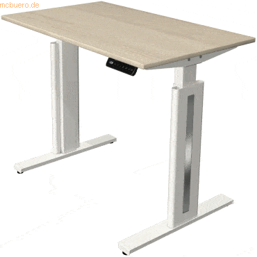 Kerkmann Sitz-/Stehtisch Move 3 fresh BxTxH 100x60x72-120cm ahorn/weiß