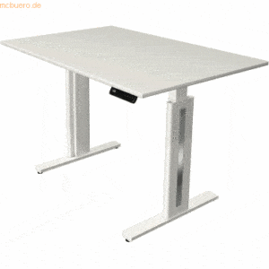 Kerkmann Sitz-/Stehtisch Move 3 fresh BxTxH 120x80x72-120cm weiß/weiß