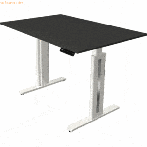 Kerkmann Sitz-/Stehtisch Move 3 fresh BxTxH 120x80x72-120cm anthrazit/