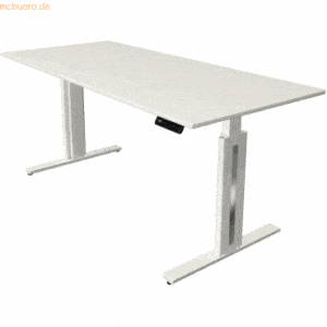 Kerkmann Sitz-/Stehtisch Move 3 fresh BxTxH 180x80x72-120cm weiß/weiß