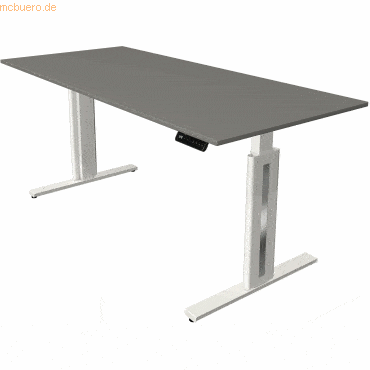 Kerkmann Sitz-/Stehtisch Move 3 fresh BxTxH 180x80x72-120cm grafit/wei