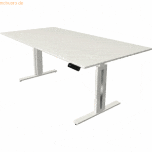 Kerkmann Sitz-/Stehtisch Move 3 fresh BxTxH 200x100x72-120cm weiß/weiß